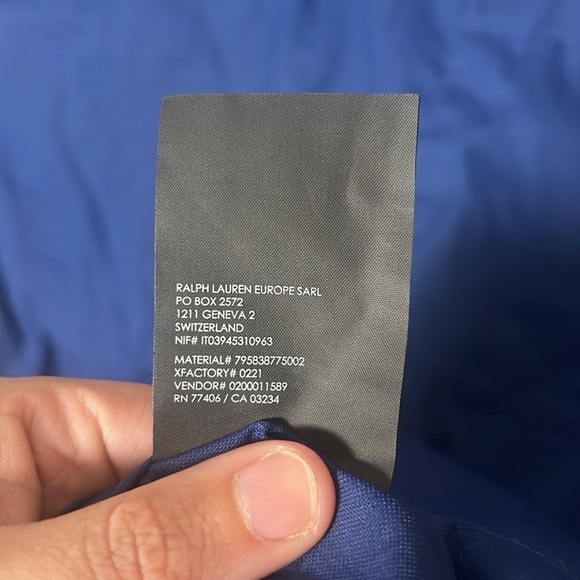 Club Monaco Short Sleeve Zip Popover Shirt Size Medium - Picture 5 of 6